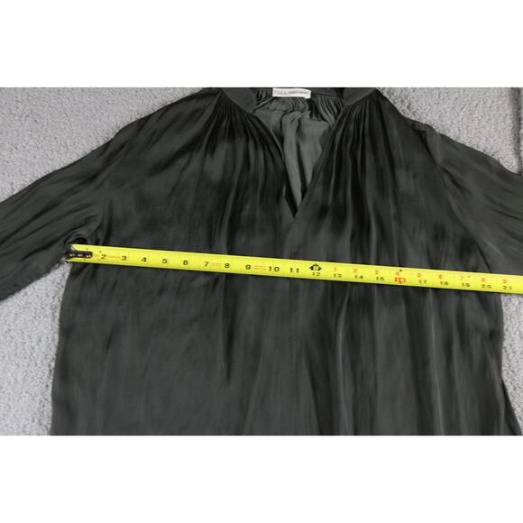 Ulla Johnson Dress 4 Black White Color Block Silk Blend Tunic Pull Over - Picture 5 of 7